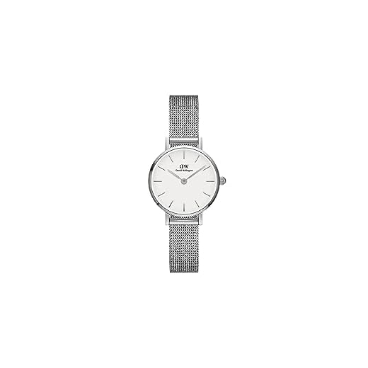 Klocka Daniel Wellington Petite Pressed Sterling Silver Vit 24mm DW00100442