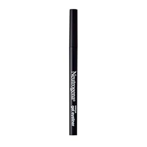 Neutrogena Intense Gel Eyeliner, Eye Makeup with Antioxidant Vitamin E, Bold Precision Eyeliner, Smudge- and Water-Resistant, Jet Black, 0.004 oz