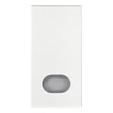 Vimar Tasto 1 m, con Diffusore, Bianco