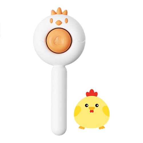 Chick Cat Brush for Short or Long Haired Cats Dogs Rabbits, Cute Dog Brush with Release Button for Massage and Removes Loose Fur, Dog Hair Brush Dog Grooming Deshedding Brush