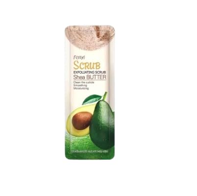 Exfoliating Skin Scrub Set, 3g Sachets, SHEA BUTTER - 2 Pack