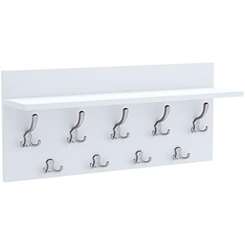 40x80 | VERTI Garderobenpaneel Wandgarderobe Garderobe Wandpaneel Kleiderstange ALUMINIUM Cover