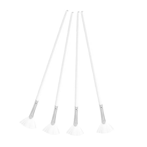 BIUDECO Face Mask Brush Set 4pcs Fan Brushes Esthetician Grade for Mask Application Makeup Highlighting Gentle on Skin