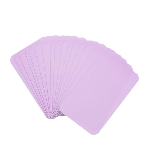 Cartes vierges en papier kraft 90x54mm violet pour message d'affaires et notes