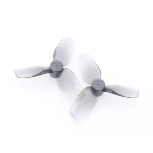12pcs HQProp 31MMX3 31mm 0.8mm Shaft 3-Blade Propeller Set (6X CW / 6X CCW) Gray Polycarbonate