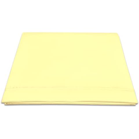 Drap Plat Pizuna 100% Coton Jaune Cover
