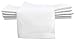 CleverDelights 12 White Hemstitch Dinner Napkins - 20" - 55/45 Linen Cotton Blend - 20" x 20" Ladder Hemstitch Cloth Dinner Napkins