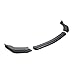AUTRAGO Front Bumper Lip Splitter for 2024-2025 Ford Mustang 3PCS EcoBoost GT (Carbon Fiber Look)