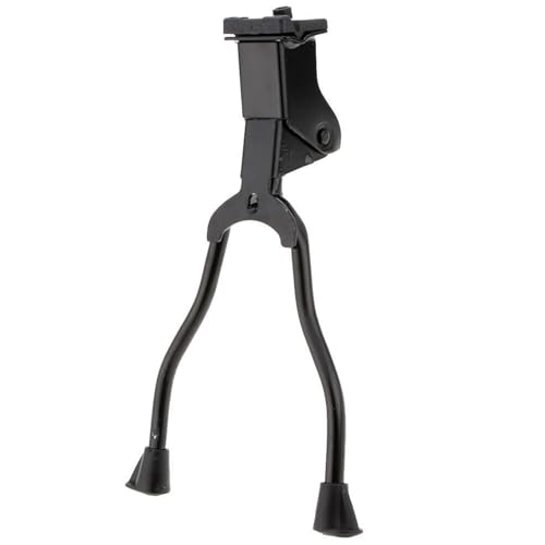 ANKROYU Soporte de bicicleta de montaje central de doble pierna, soporte estable resistente a la corrosión para bicicletas de montaña de 26, 28 y 29 pulgadas, accesorios de ciclism