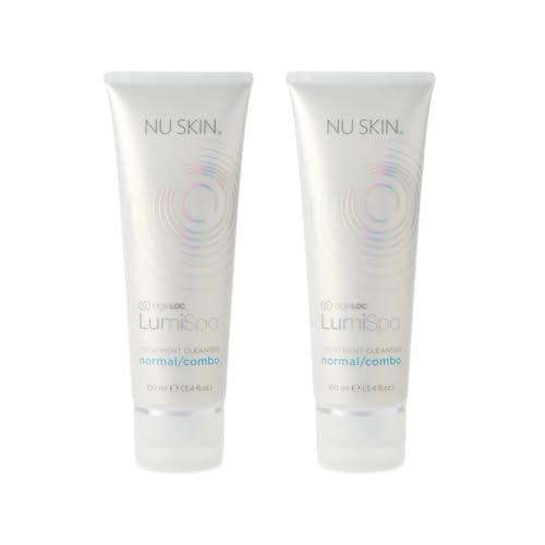 Nu Skin ageLOC LumiSpa Treatment Cleanser | Normal/Combo Skin | 2 Pack | Promotes Smooth, Refreshed Skin | Enhanced LumiSpa Performance | Infused with ageLOC Technology | 3.4 fl oz