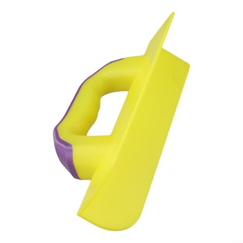 Zilimontt Paleta de esquina de pared interior y exterior de plástico para acabado de paneles de yeso y trabajo de cemento con mango ergonómico para proyectos de construcción de casas (ángulo exterior)