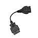 NZLKPNQQ 12 Pin OBDII OBD 2 Connector Adapter Diagnostic Extension Cable for Renault 12Pin to OBD 16 Pin Cable