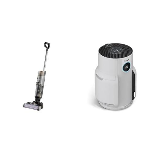 Nettoyeur de sol Shark HydroVac WD210EU sans fil et purificateur HP150EU 60m²