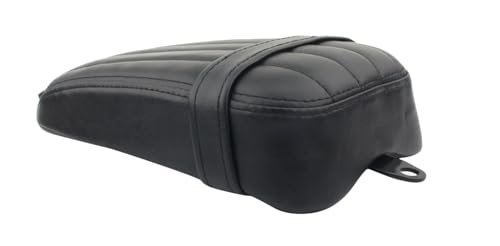 Asiento trasero para Street Bob 2018-2020 almohadilla negra con ventosas de motocicleta