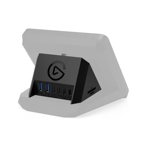 Elgato USB Hub – For Stream Deck +, 2 USB-C Ports/2 USB-A Ports, Power Delivery, SD/microSD Card Reader – USB-C, Mac/PC, Stream Deck & Power Supply Not Included Cover
