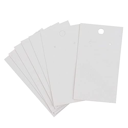 Juvale White Paper Earring Display Cards (3.5 X 2 In, 200 Pack) #TOP6