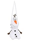 elope Disney Frozen Olaf Costume Companion Bag - Plush Stuffed Figure with Zipper and Adjustable Strap