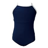 [ラクア] キッズ スクール水着 女の子 ワンピース水着 学校用水着 150cm ネイビー