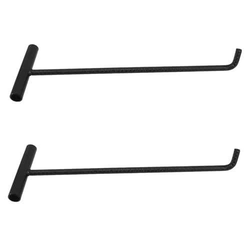 Crochet de levage pour regard d'égout en acier inoxydable en lot de 2 pièces de forme T