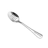 SWIMFUN Custom Stainless Steel Tip Spoon,Personalized Engraving Tableware , 6.7 inches