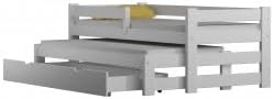 Children's Beds Home - Cama nido - Gabriel para niños niños pequeños - Tamaño 180x90, color aliso, cajón no, colchón ninguno