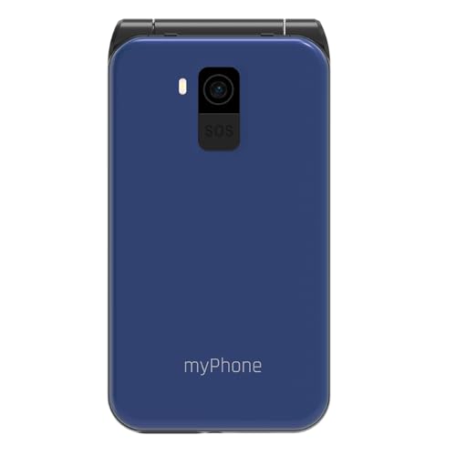myPhone Flip LTE - Hopfällbar mobiltelefon för seniorer med SOS 4G