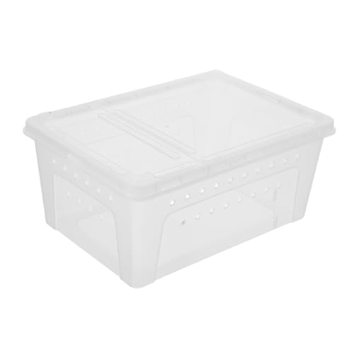 GALPADA 透明な爬虫類飼育ボックス 幼体蜘蛛やトカゲ ヘビにな多機能容器