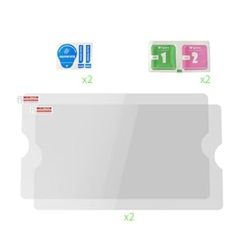 Dobe - Compatible with PS5 Portal Screen Protector 9H Hardness 0.29mm Tempered Glass Film Ultra Clear Round Edge Screen Protector Film Anti-Scratch Anti-Fingerprint for PS5