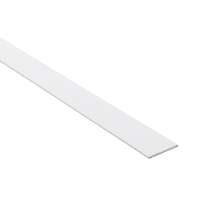 Profilo Piatto in Alluminio Bianco di Spessore 2mm di diverse misure (Lunghezza 2000mm x Larghezza 30mm)