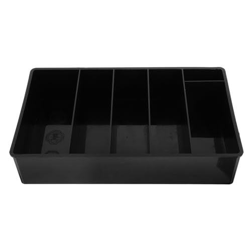 NUOBESTY Portable Cash Drawer Tray Multi Compartment Money Organizer for Desk Storage Replacement for Cash Register for Restaurants Supermarkets and Homes