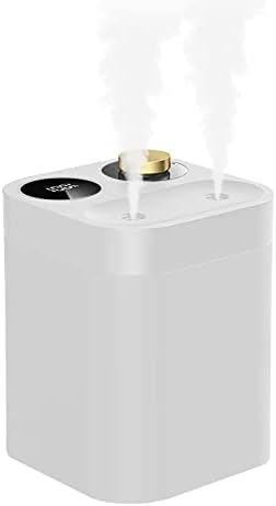 Battery Small Humidifier Orfonbi, Cordless Cool Mist Air Humidifiers with Power Display, 5 Spray Modes