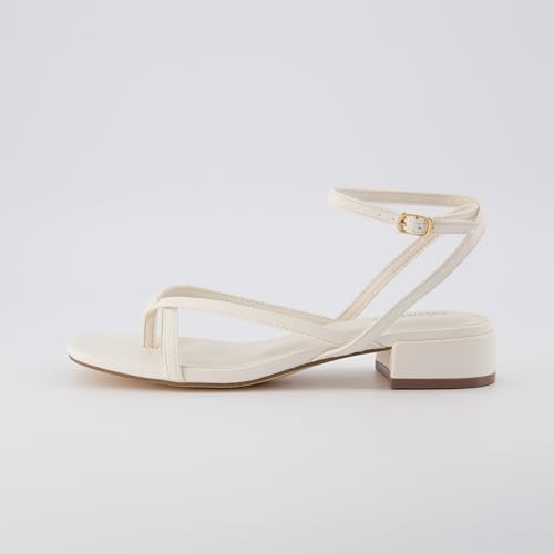 CUSHIONAIRE Women's Novella low block heel sandal +Memory Foam and Wide Widths Available2