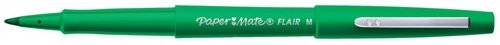 Paper Mate Fine Line Marker Nylon 1.1mm Tip 0.8mm Line Green Ref S0191033 [Pack 12]