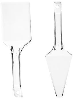 Juego de servidores para tartas - Servidores cuadrados y triangulares 2 piezas