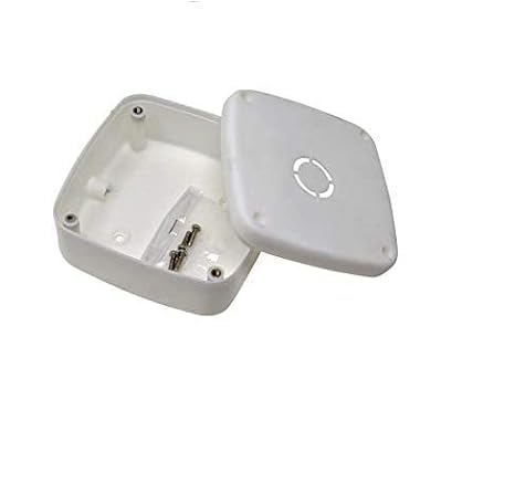 Image of SECURE FIRE PVC Square Junction Box for CCTV Camera Mounting 4X4,White.Pack Of 40