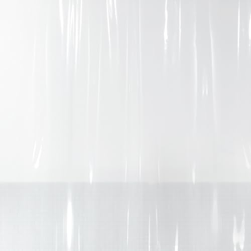 Spirella Kollektion Duschvorhang ohne Arme, 200 x 170 cm, Weiß