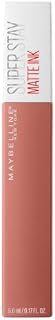Maybelline New York SuperStay Matte trwała, matowa pomadka do ust w płynie, lekka konsystencja, delikatny zapach, 65 Seductress, 5 ml