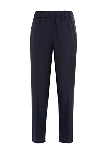 Preisvergleich Produktbild HALLHUBER Tapered Pants aus Lenzing-EcoVero und recycelten Fasern körperumspielend geschnitten dunkelblau, 40