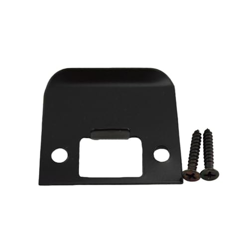 Don-Jo EL175622 2.25 in. Full Lip Strike with 1.75 in. Extended Lip - Black Finish