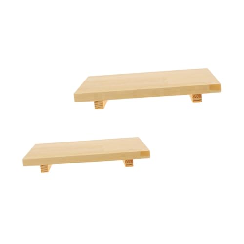 Set de 2 platos sushi estilo japonés 24x15cm 27x18cm miniatura 1
