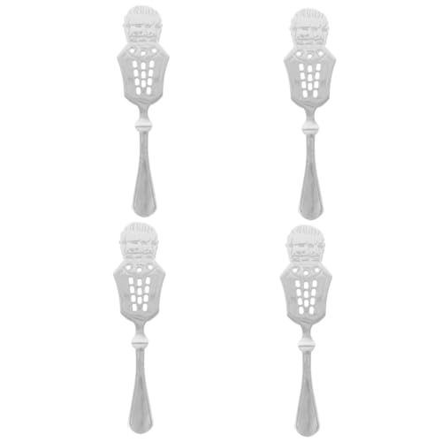 ULTECHNOVO 4pezzi Assenzio Inossidabile Design Hollow-out Dripper Decorativo Per Cocktail Accessorio Per Bar Facile