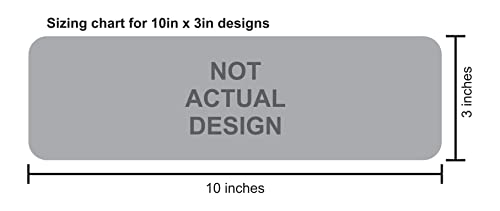Imán StickerTalk rectangular 10x3 pulgadas miniatura 3