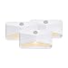 Mr Beams MB710A-WHT-03-00 Amber LED Night Light, White, 3 Each