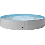 tectake® Piscine pour Chien Piscines a Balle Piscine autoportée Pliable Ø160cm Jeu Exterieur & intérieur pour Chien & Chat Jouet pour Chiens Jeux d'eau Jardin Salon