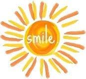 Calcomanía magnética para coche, diseño de sonrisa y sol, 5 pulgadas