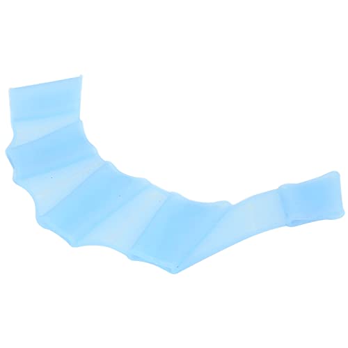 Shanrya Luvas de natação com dedos de palma, luvas de natação reutilizáveis elásticas para iniciante