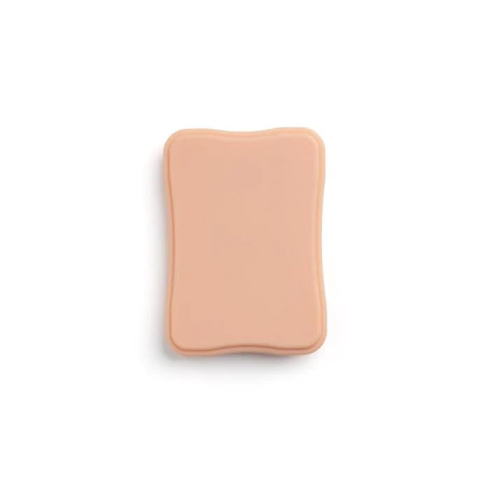 A Pound of Flesh Practice Tattoo Synthetic Small Square Plaque - Silicone Tattooing Fake Skin for Practice or Display - Fitzpatrick Tone 2