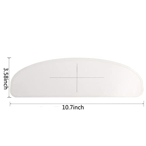 Motorcycle Anti Fog Film - Universal Fit Helmet Visors Fog Resistant Clear Shields Lens Insert 3.58" X 10.7" #TOP1