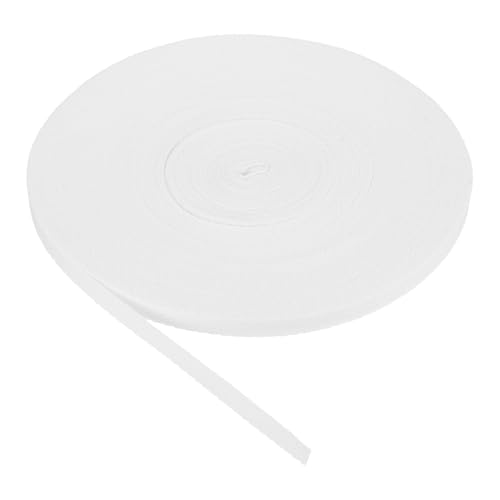 Ruban en coton biais de finition blanc 6mm stable pour couture durable