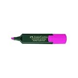 Faber-Castell marcador "textliner 48 Refill, rosa neónPunta biselada, ancho de trazado: 1,0 – 5,0 mmCon grapa-154828